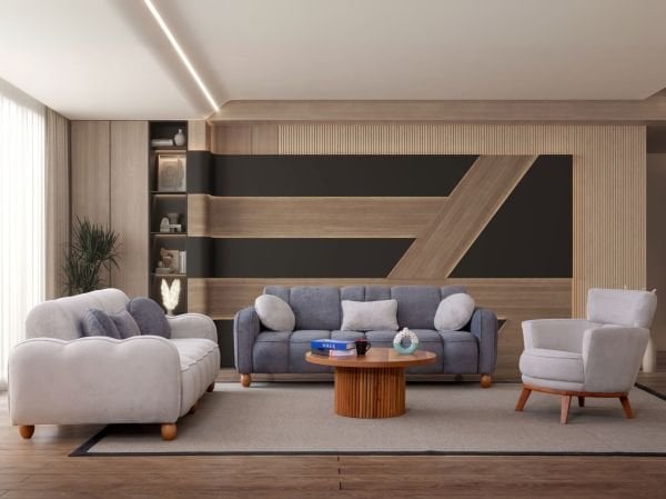 Turkuaz Koltuk Takımı (3+3+1)