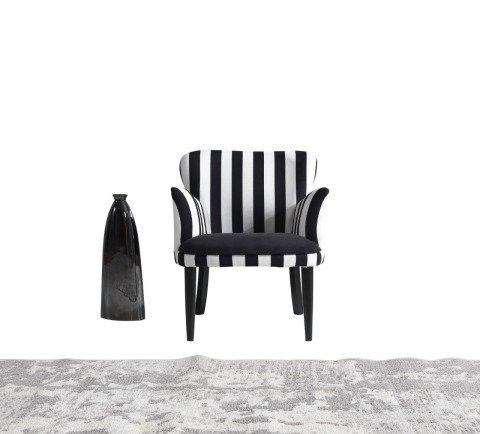 Zebrano Çay Seti Tekli Koltuk, Berjer (Salon, Balkon, Cafe Ofis)