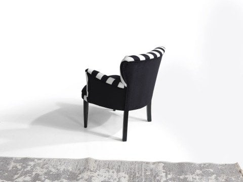 Zebrano Çay Seti Tekli Koltuk, Berjer (Salon, Balkon, Cafe Ofis)