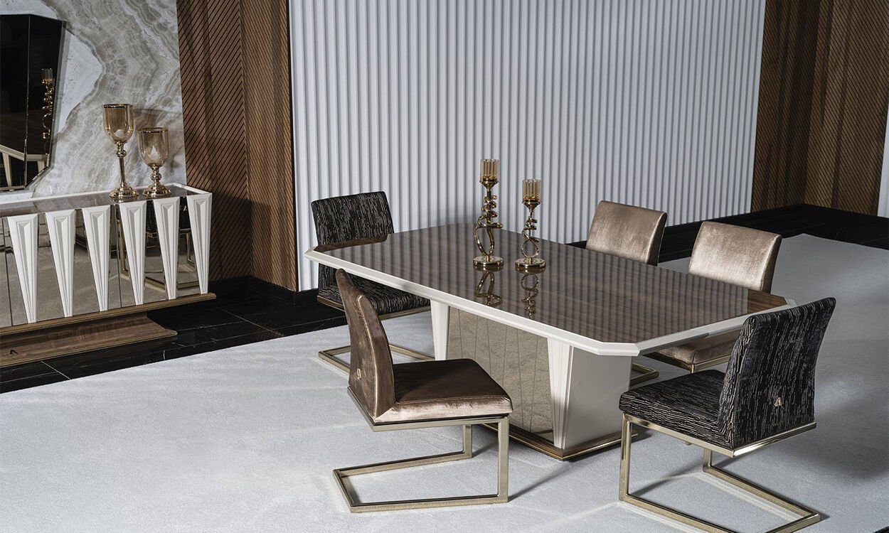 Tokyo Yemek Masası ve 6 Sandalye