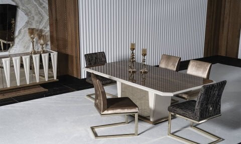 Tokyo Yemek Masası ve 6 Sandalye