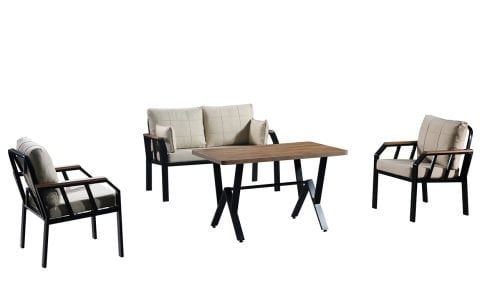 Holiday 2+1+1+Masa Bahçe Mobilyası (Salon, Balkon, Cafe Ofis)