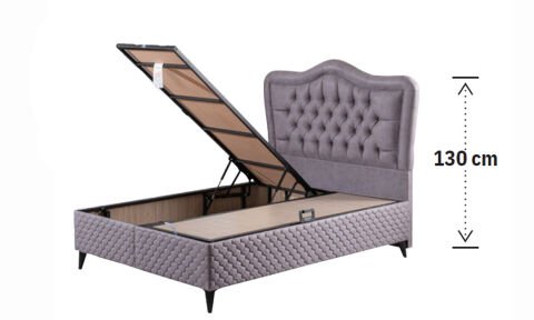 Camelli 120*200 cm Tek Kişilik Başlıklı Baza