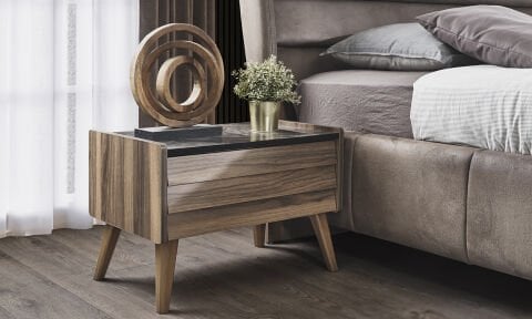 Klas Yatak Odası Komodin(Anrasit)