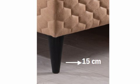 Amore 120*200 cm Tek Kişilik Başlıklı Baza