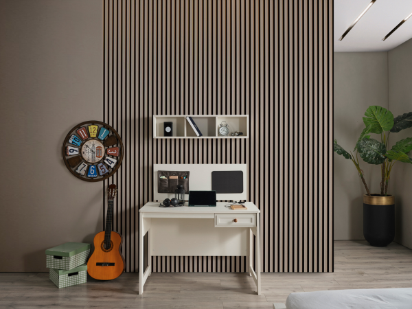 İnci Genç Odası Takımı(4 Kapaklı Dolap+Karyola+Masa)