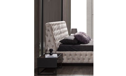 Elit Yatak Odası Başlıklı Bazalı Karyola