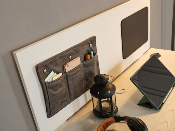 İnci Genç Odası Takımı(3 Kapaklı Dolap+Karyola+Masa)