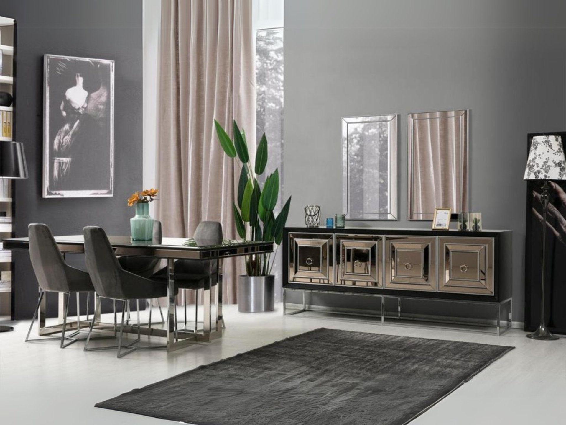 Bugatti Yemek Odası Takımı