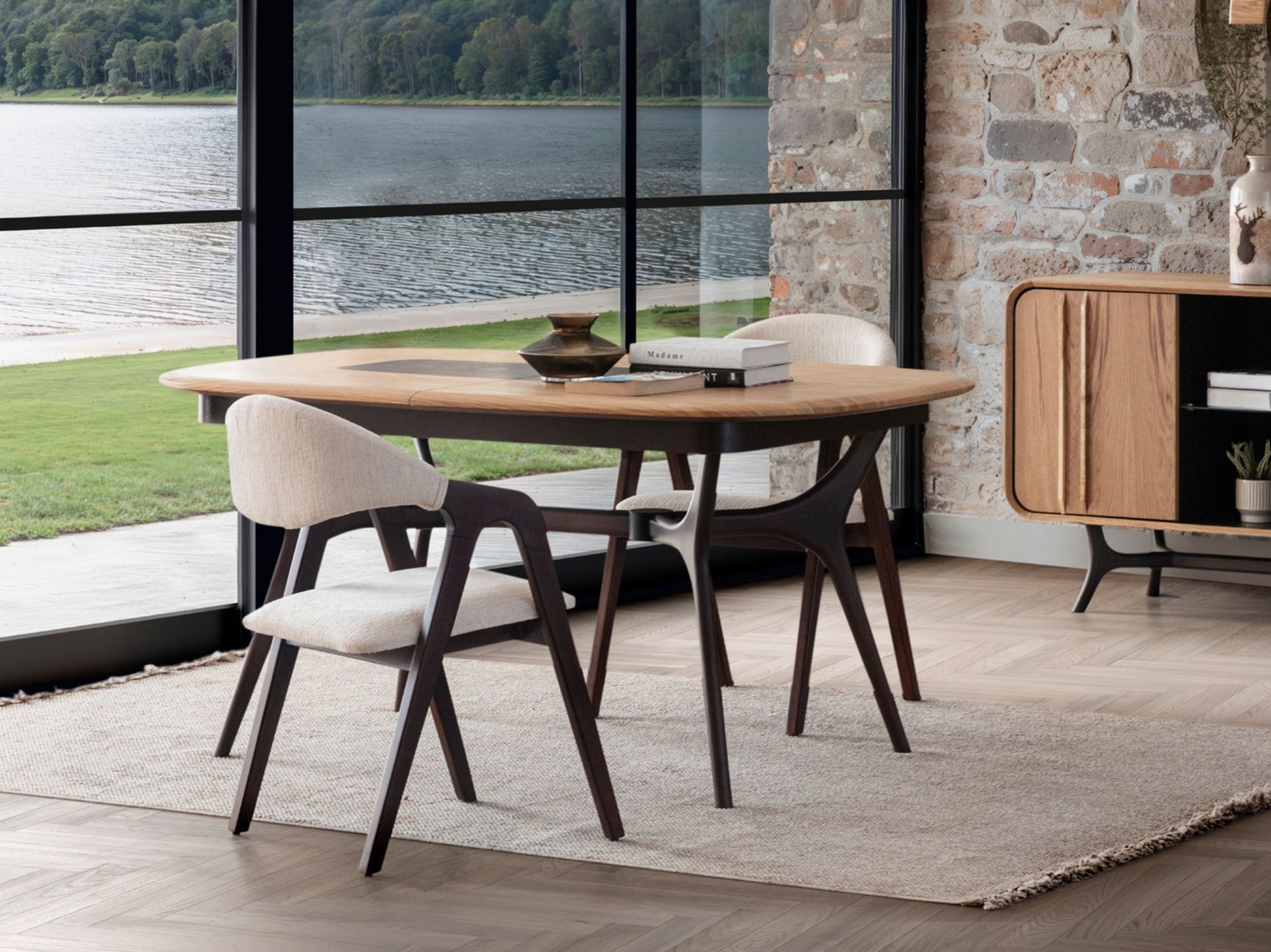 Bentleyce Yemek Odası (Masa ve 6 Sandalye)