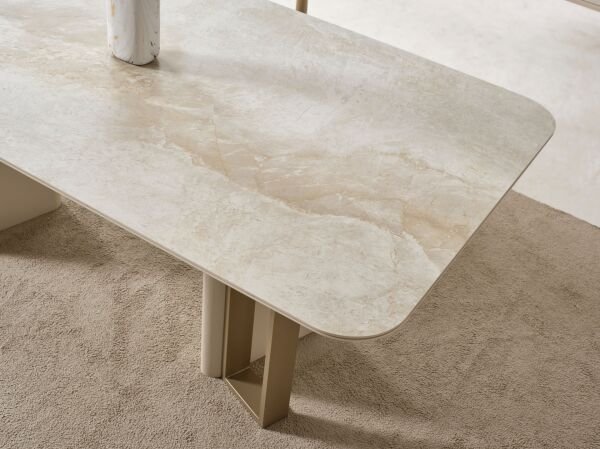 Almata Seramik Yemek Odası (Masa ve 6 Sandalye)