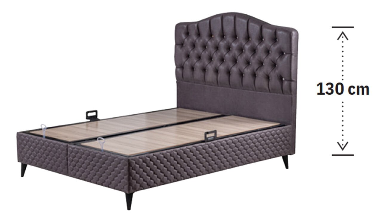 Zümrüt 120*200 cm Tek Kişilik Başlıklı Baza