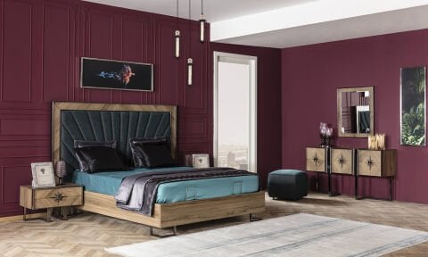 Voga Yatak Odası Aynalı Şifonyer