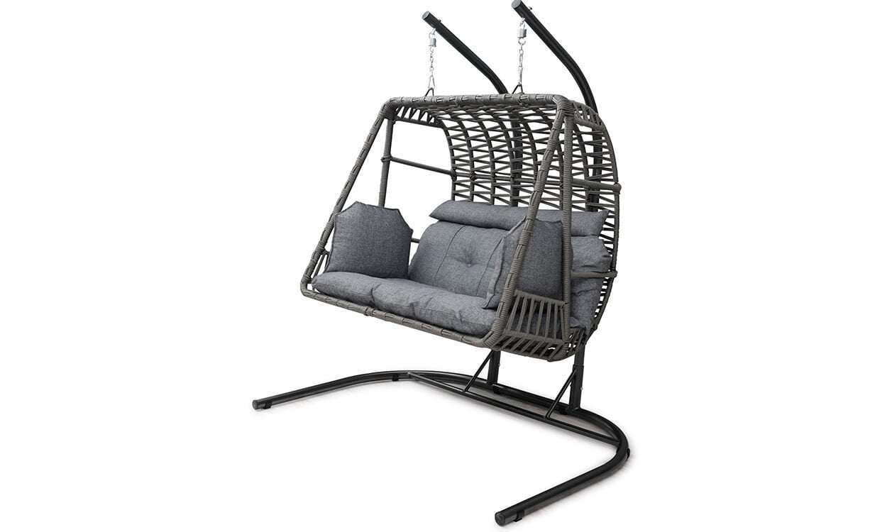 Sante İkili Makrome Salıncak Bahçe Mobilyası (Salon, Balkon, Cafe Ofis)