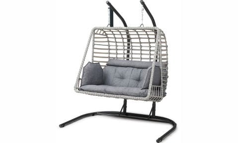 Vista İkili Krem Salıncak Bahçe Mobilyası (Salon, Balkon, Cafe Ofis)