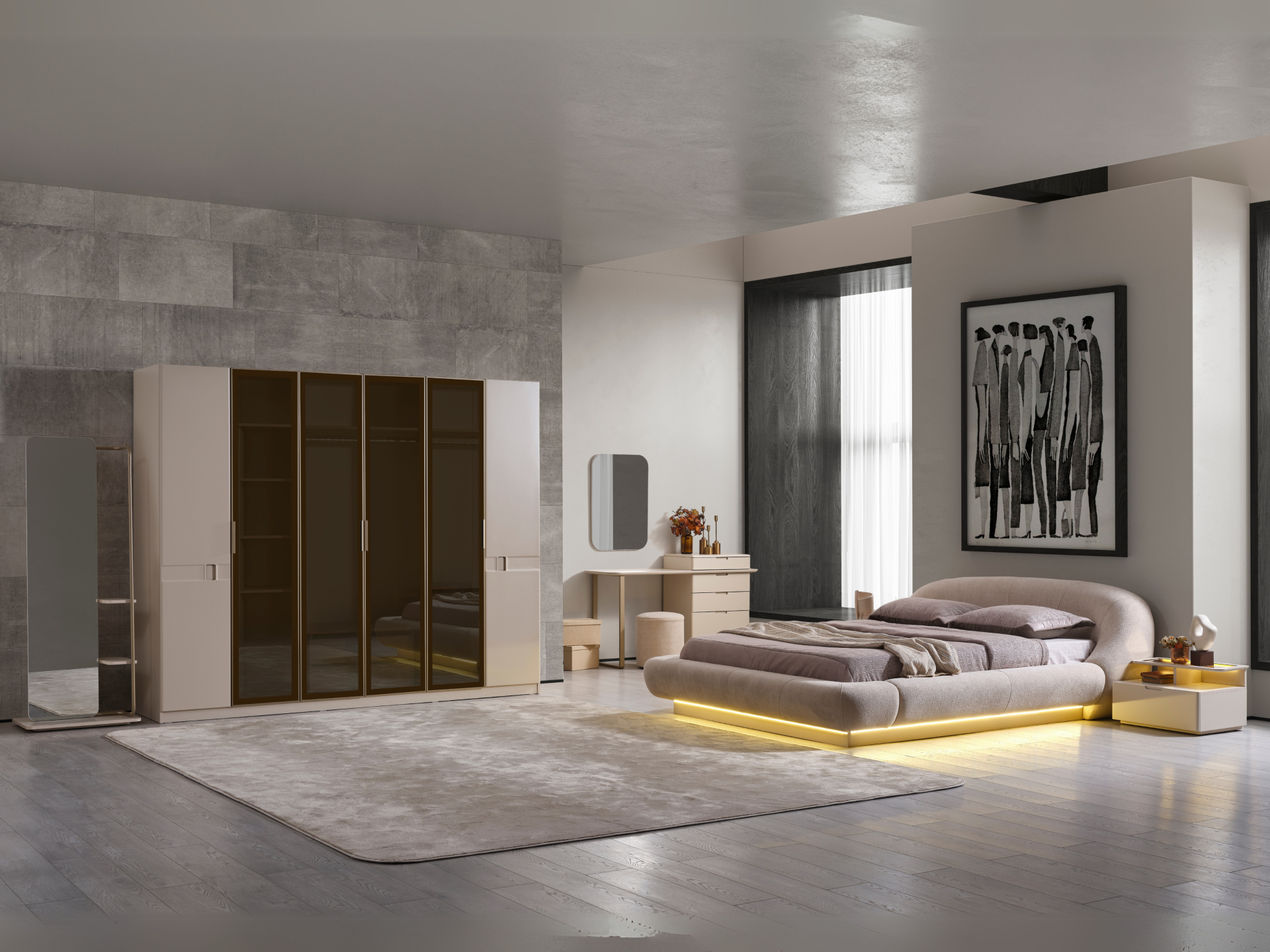 Lizbonte Yatak Odası Takımı