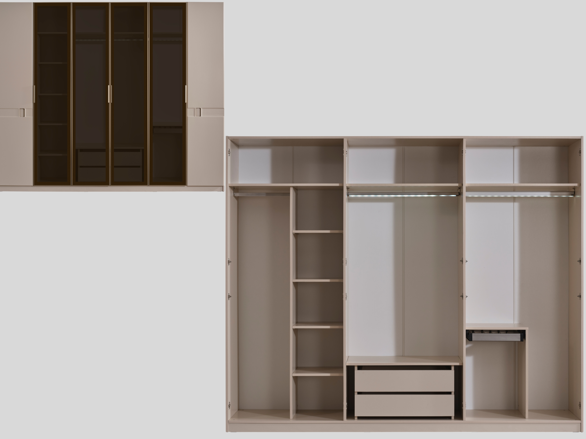 Lizbonte Yatak Odası (6 Kapaklı Dolap)