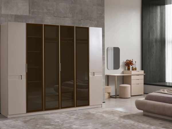 Lizbonte Yatak Odası (6 Kapaklı Dolap)