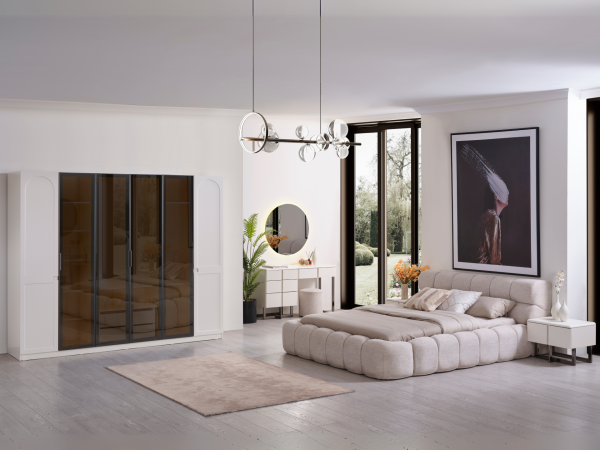 Dallas Premium Yatak Odası (6 Kapaklı Dolap)