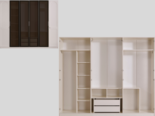 Dallas Premium Yatak Odası (6 Kapaklı Dolap)