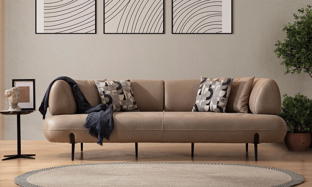 Candy Mekanizmalı Üçlü Koltuk