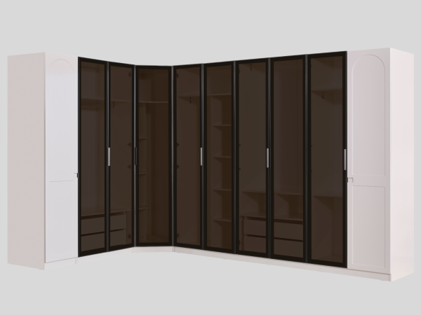 Dallas Premium Köşe Dolaplı Yatak Odası Takımı