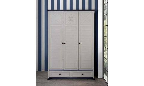 Marina Genç Odası Takımı (3 Kapılı Dolap* Karyola*Komodin)