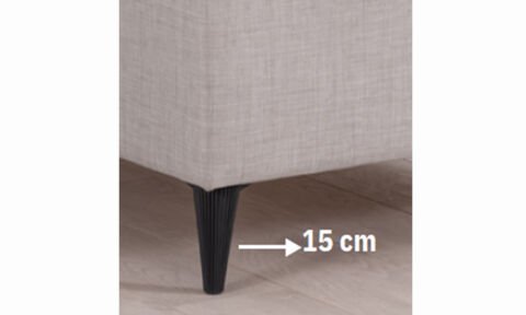 Latte 100*200 cm Tek Kişilik Başlıklı Baza