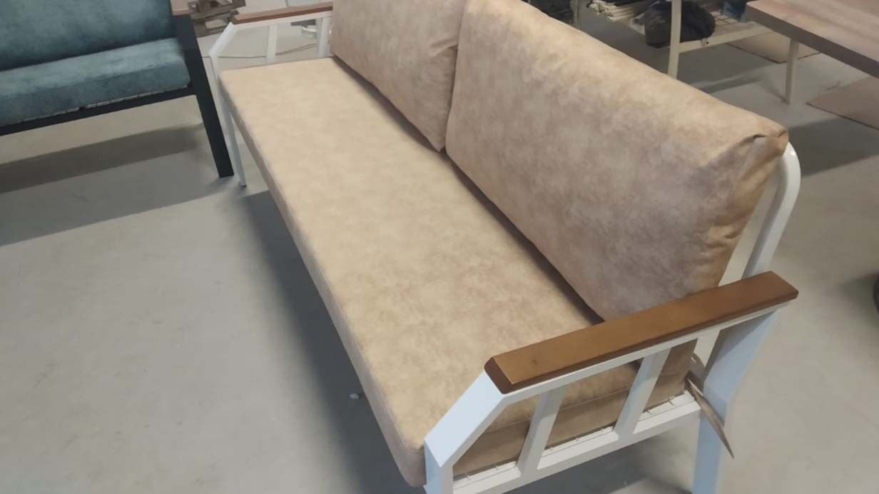 Holiday Üçlü Koltuk Bahçe Mobilyası (Salon, Balkon, Cafe Ofis)