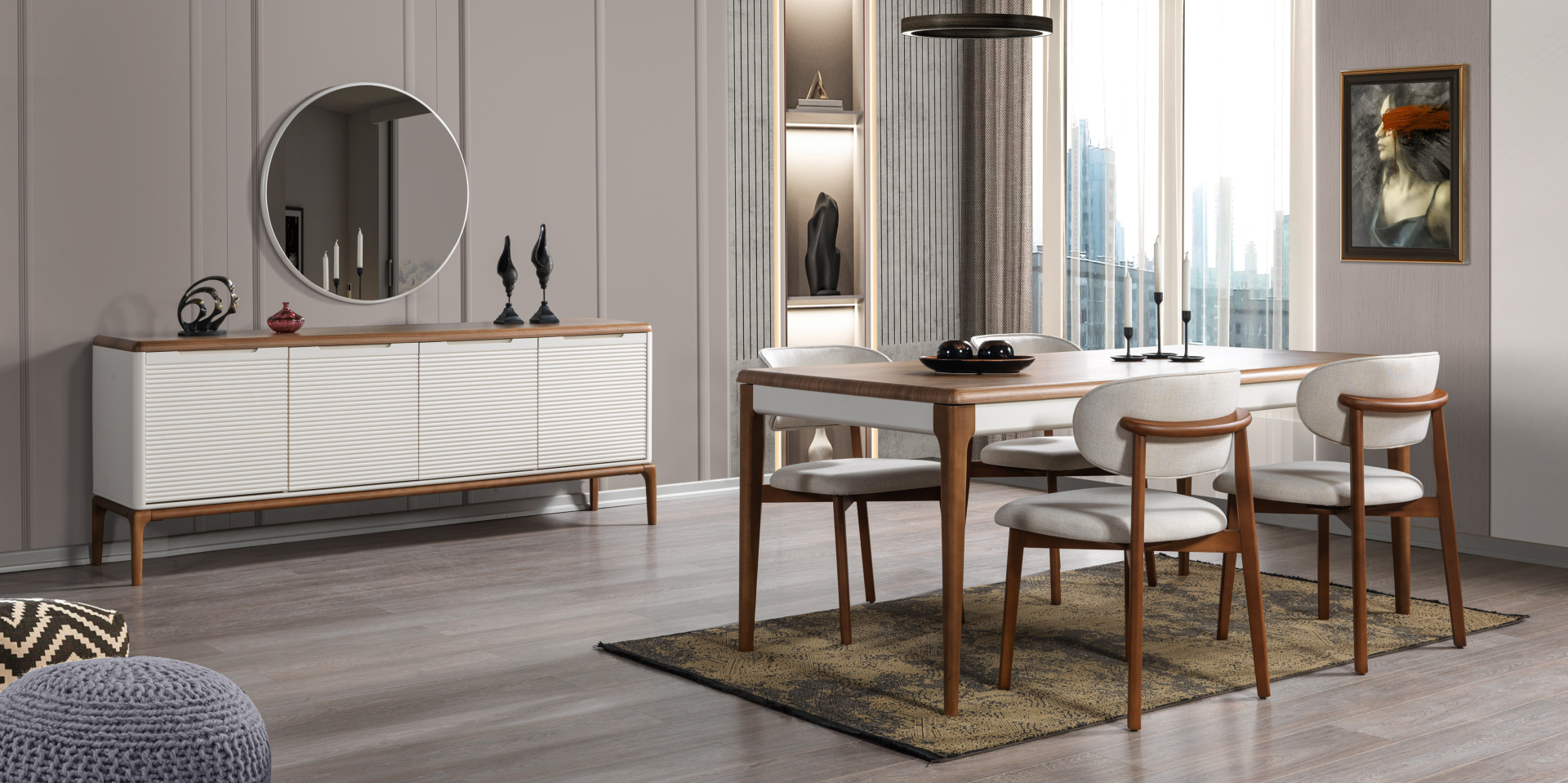 Pera Yemek Odası Takımı