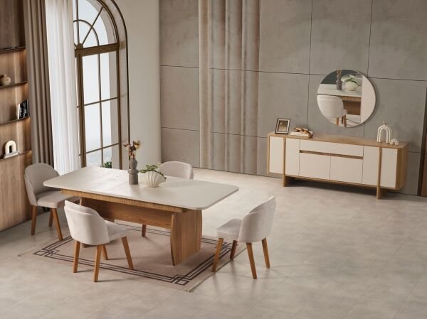 Eylül Yemek Odası (masa + 6 sandalye )