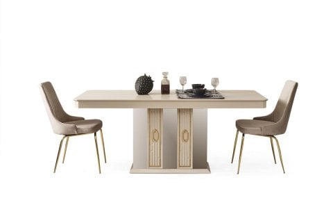 Bahar Yemek Odası Takımı (Vizon-Bej)