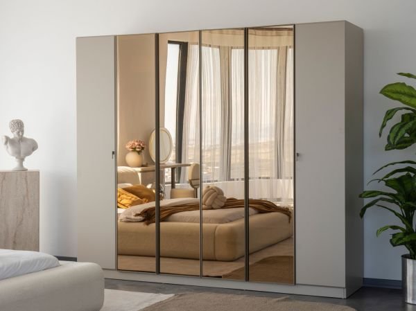 Mocha Yatak Odası (6 Kapaklı Dolap)