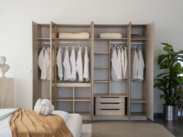 Mocha Yatak Odası (6 Kapaklı Dolap)