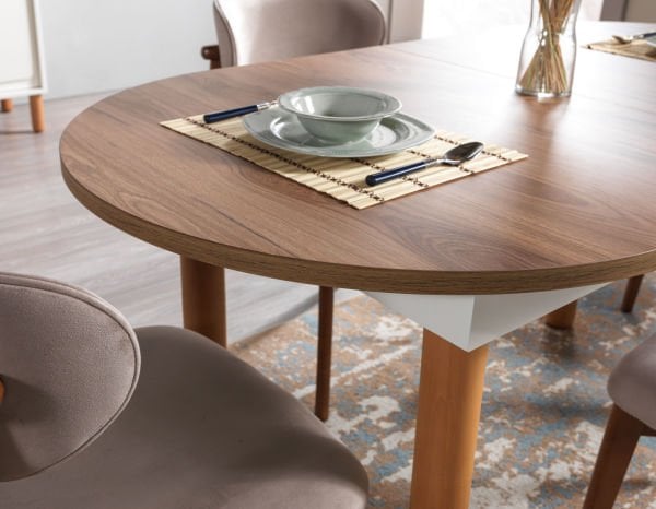 Parla Yemek Odası(Masa ve 6 Sandalye)