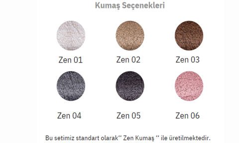 Zümrüt 150*200cm Çift Kişilik Başlıklı Baza