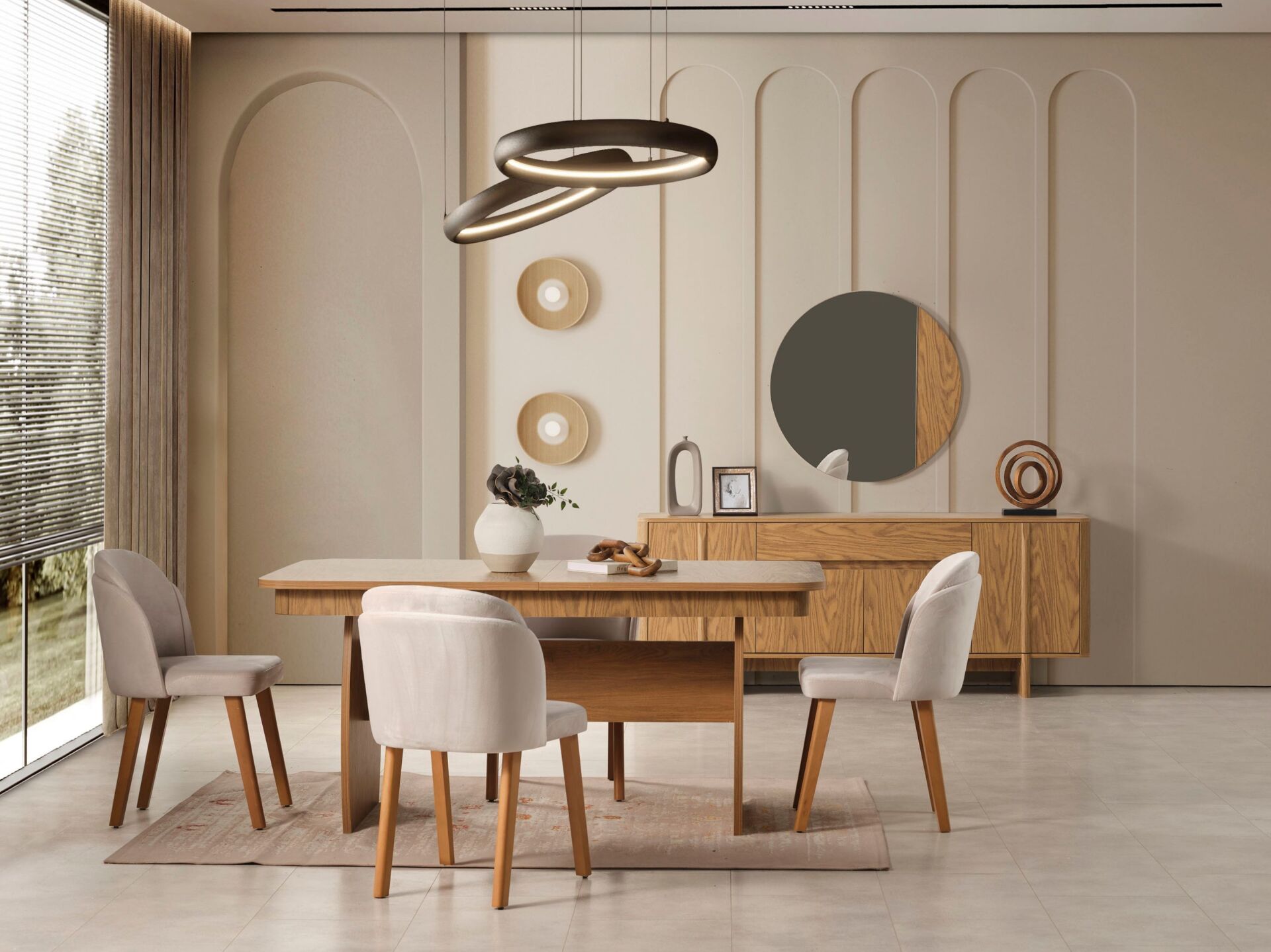 Zirve Yemek Odası ( masa + 6 sandalye )