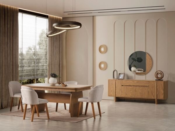 Zirve Yemek Odası ( masa + 6 sandalye )