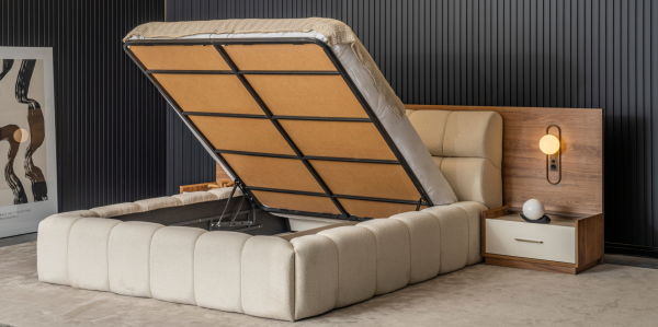 Zenna Yatak Odası Takımı (Bazalı Karyola)