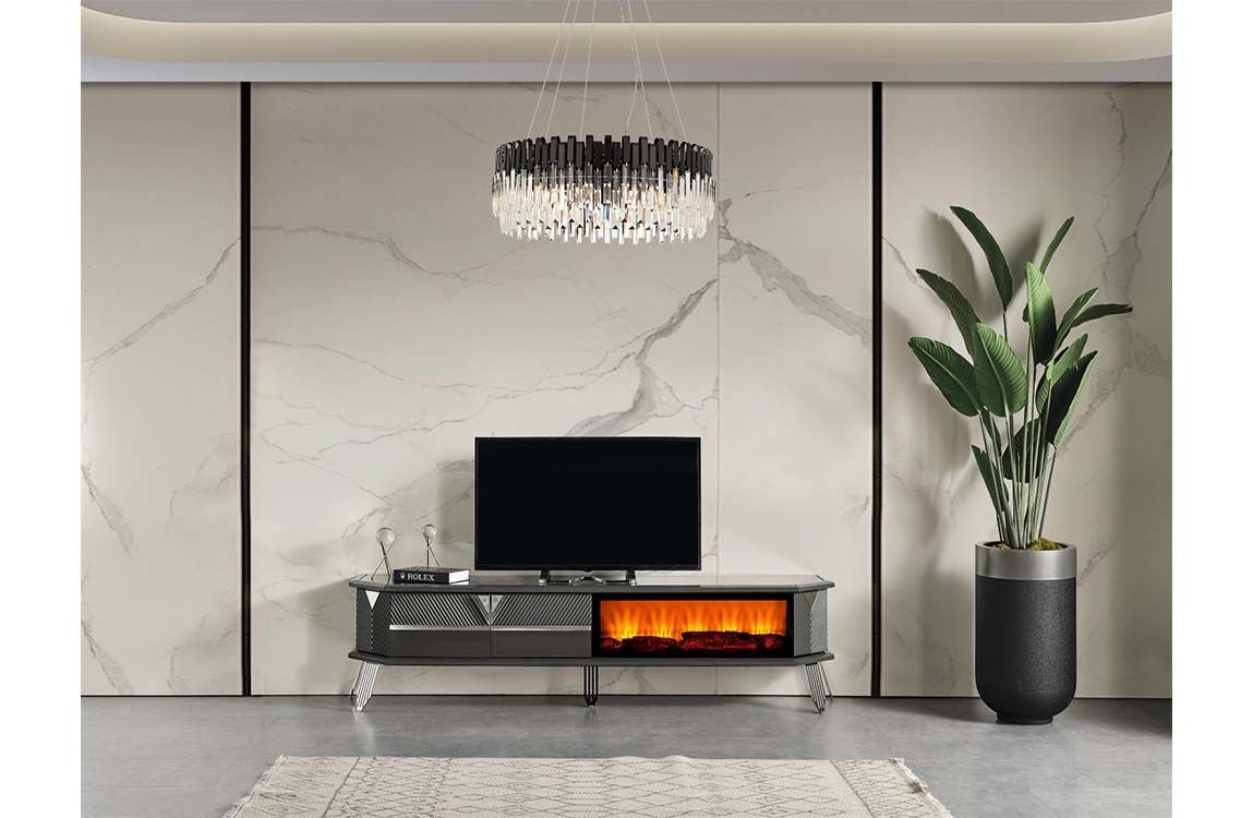 Madrid Şömineli Tv Sehpası