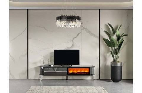 Madrid Şömineli Tv Sehpası