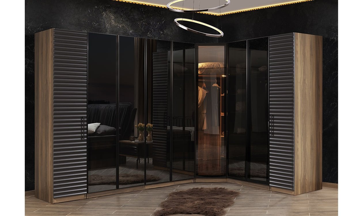 Fulya Yatak Odası Köşe Dolap