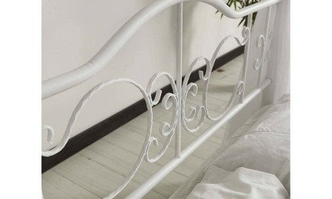 Perra Sultan Ferforje Metal Tek Kişilik Karyola 90*200 cm