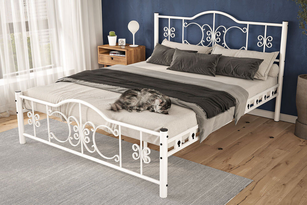 Ayışığı Metal Ferforje Çift Kişilik Karyola 150*200 cm