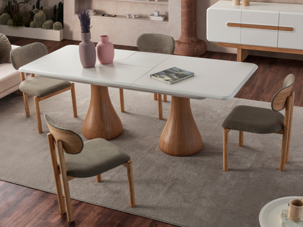 Moon Yemek Odası(Masa ve 6 Sandalye)