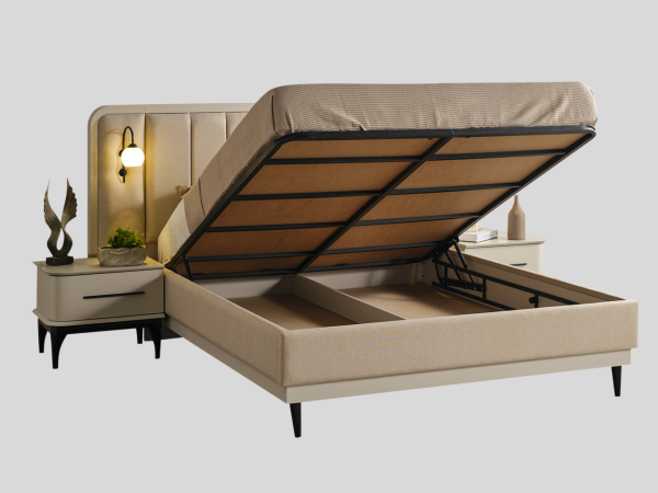 Destan Yatak Odası(Bazalı Karyola)