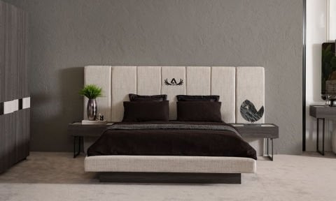 Monaco Yatak Odası 160*200 cm Başlıklı Karyola