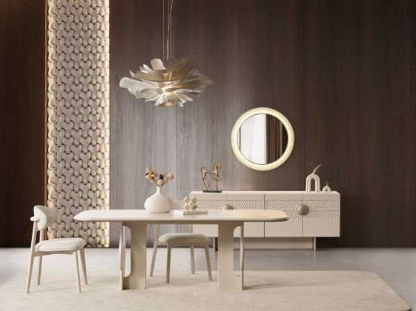 Petekli Yemek Odası ( masa + 6 sandalye )