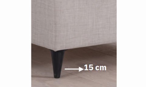 Luna 90*200 cm Tek Kişilik Başlıklı Baza