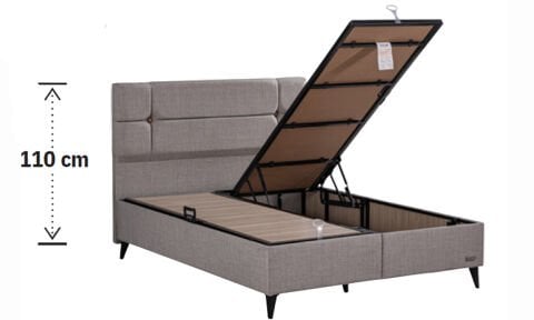 Luna 150*200 cm Çift Kişilik Başlıklı Baza